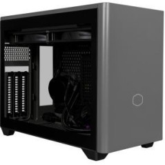 Cooler Master MasterBox NR200P MAX Mini ITX Tower - 850W Power Supply, Sleek Black & Gray Design - Ultimate Performance and Styl